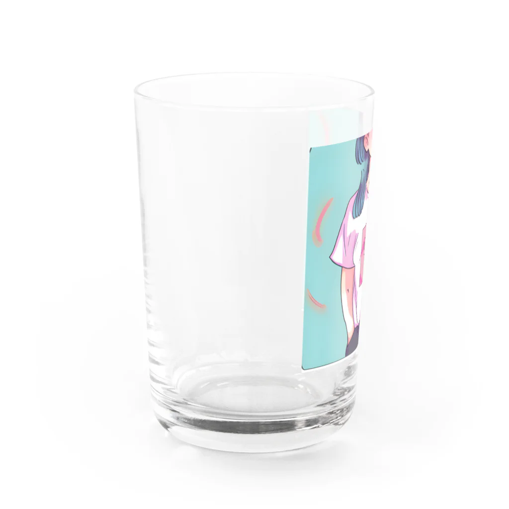 ニコニコマーケットの可愛いにこちゃん Water Glass :left