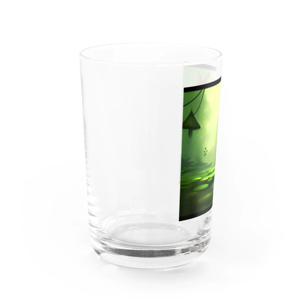 かえる商店の幸せを呼ぶかえる Water Glass :left