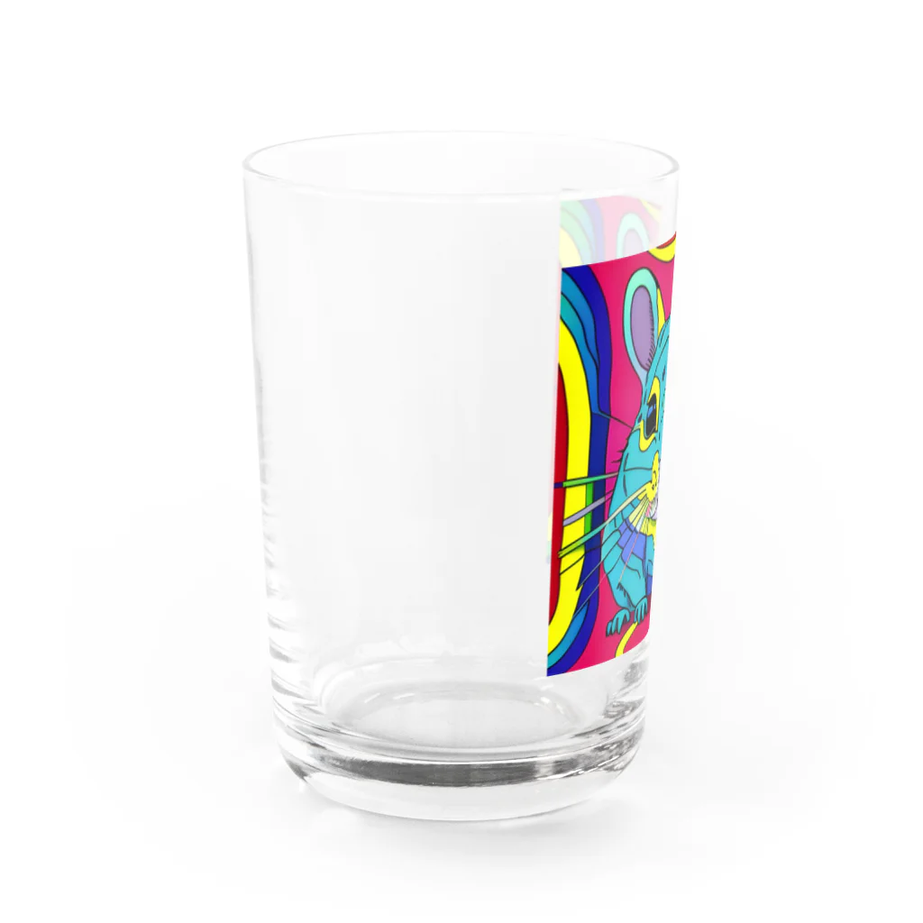 じゆうふぁくとりーのエキセントリックチンチラ Water Glass :left