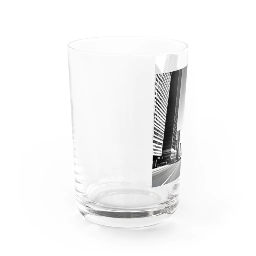 animaltennensuiの都市の鼓動：白黒で描くアーバンスケープ グラス左面