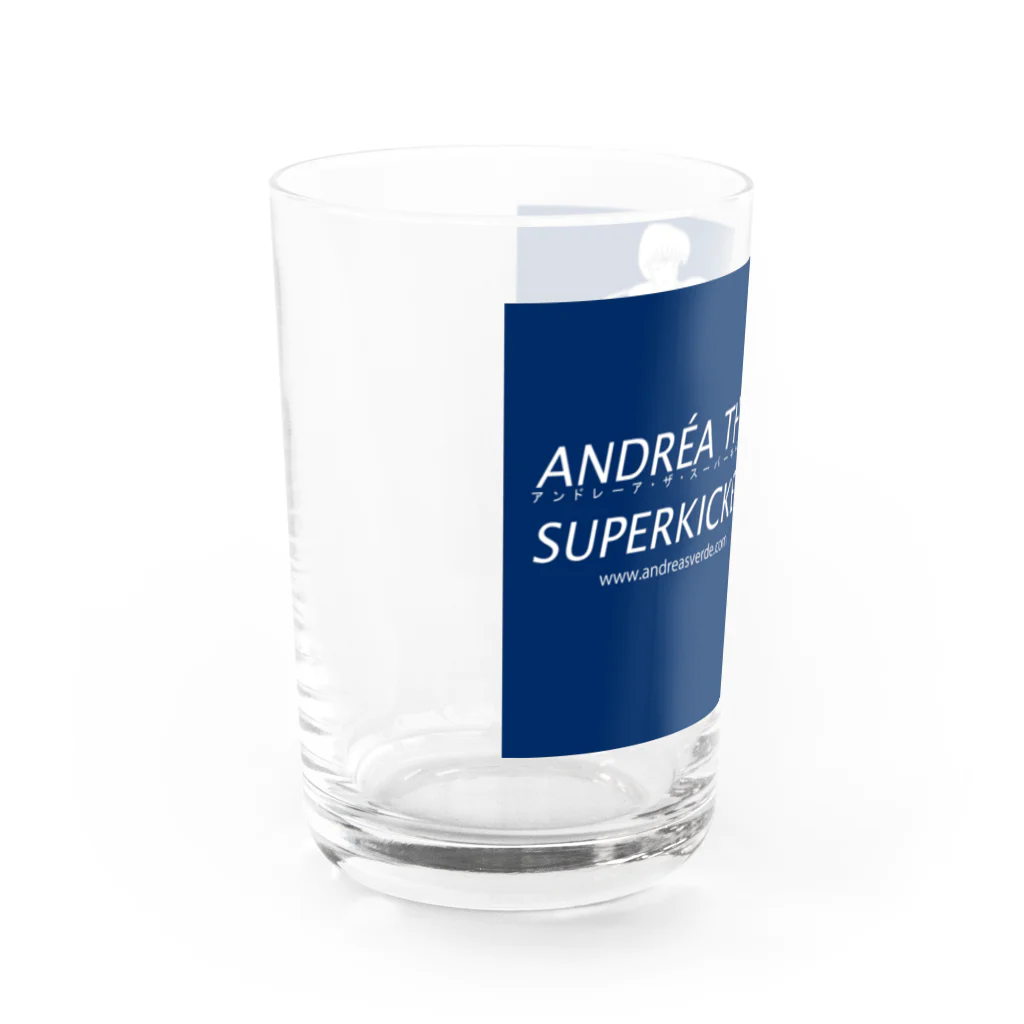 アンドレーア・ザ・スーパーキッカーのアンドレーア（シルエットC） Water Glass :left