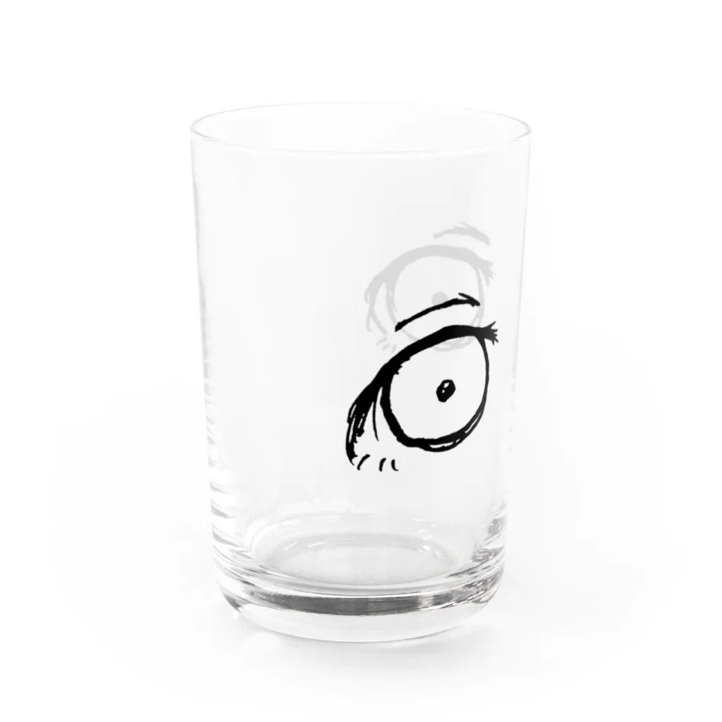 omeoの虚ろなおめめ Water Glass :left