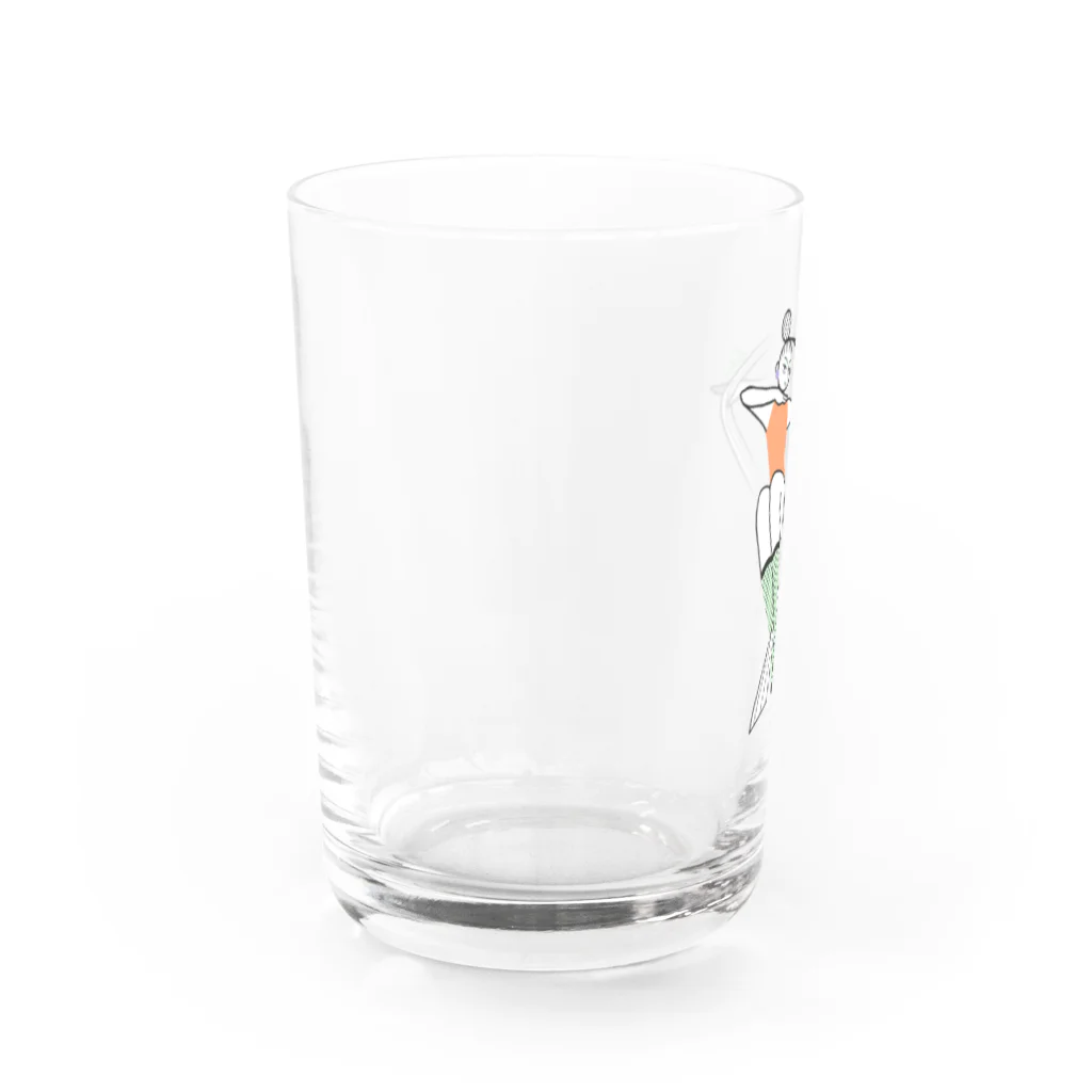 sawaharaのいて座ガール Water Glass :left