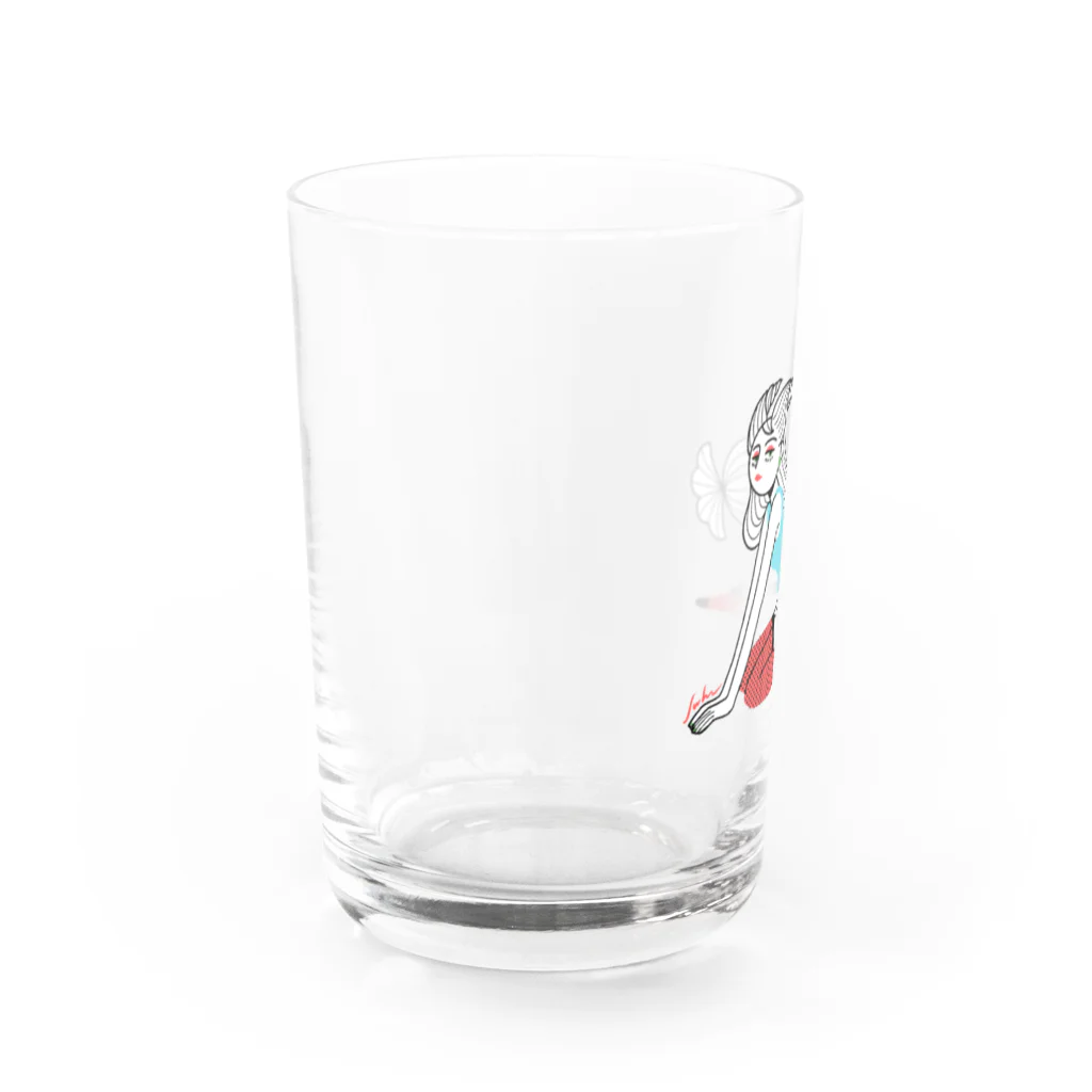 sawaharaのやぎ座ガール Water Glass :left