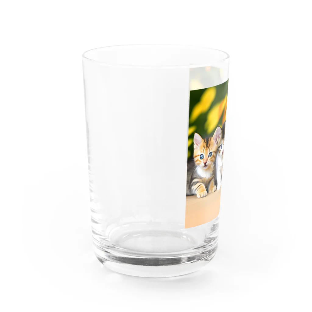 癒されショップのかわいいニャンコグッズ Water Glass :left