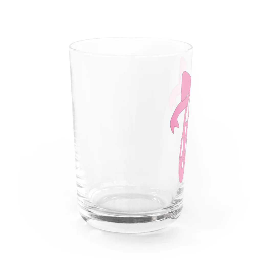 HONOMINEのピンクのバレエシューズ Water Glass :left