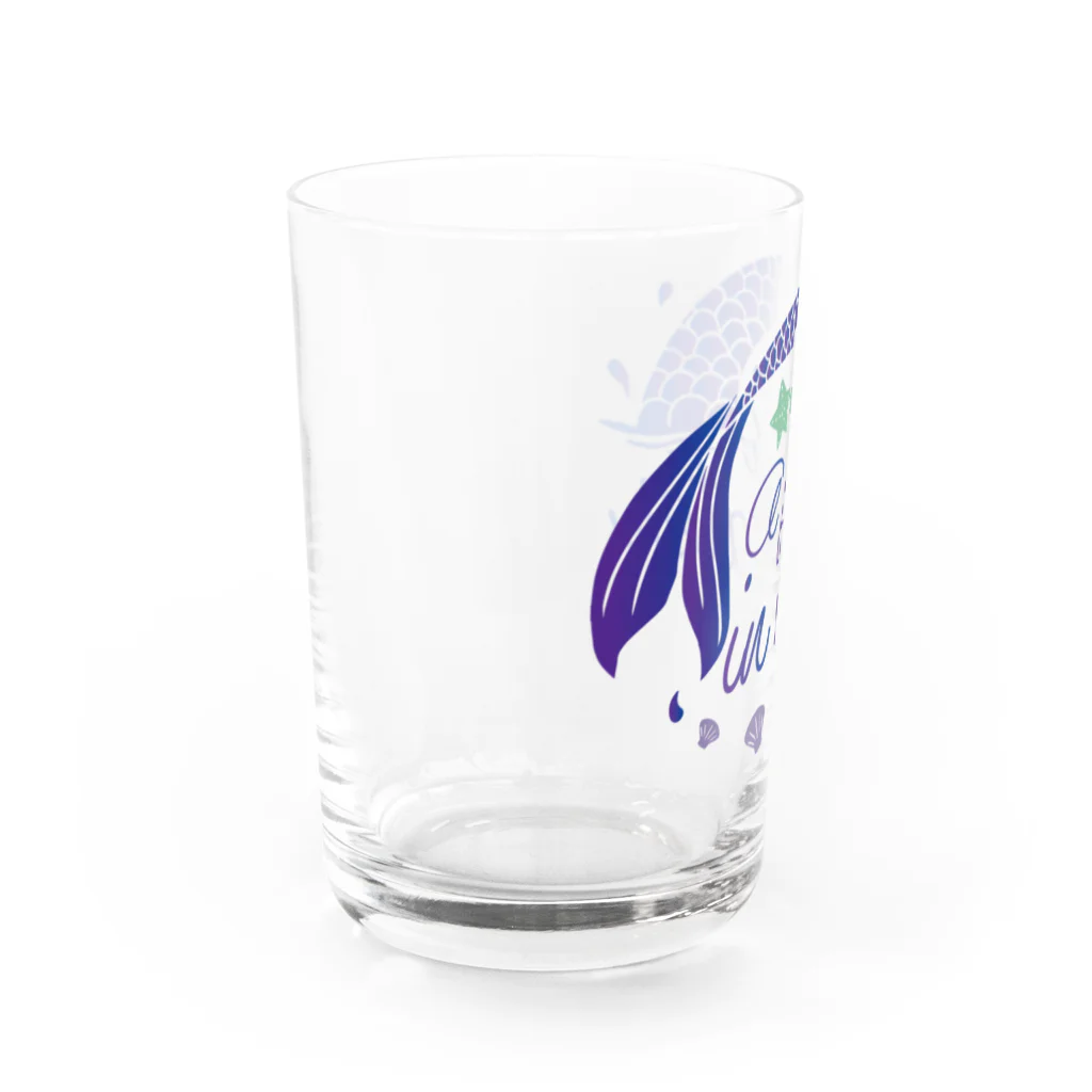 chicodeza by suzuriの人魚のマーク Water Glass :left