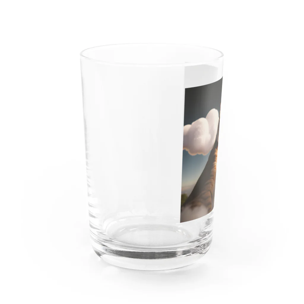 献血するドラキュラの大冒険シリーズ Water Glass :left