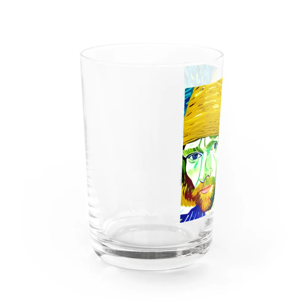 ラクダッピーのカードコバーン　ゴッホの世界へ Water Glass :left