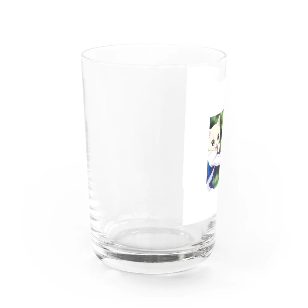 Haniwanの殴り愛猫 Water Glass :left