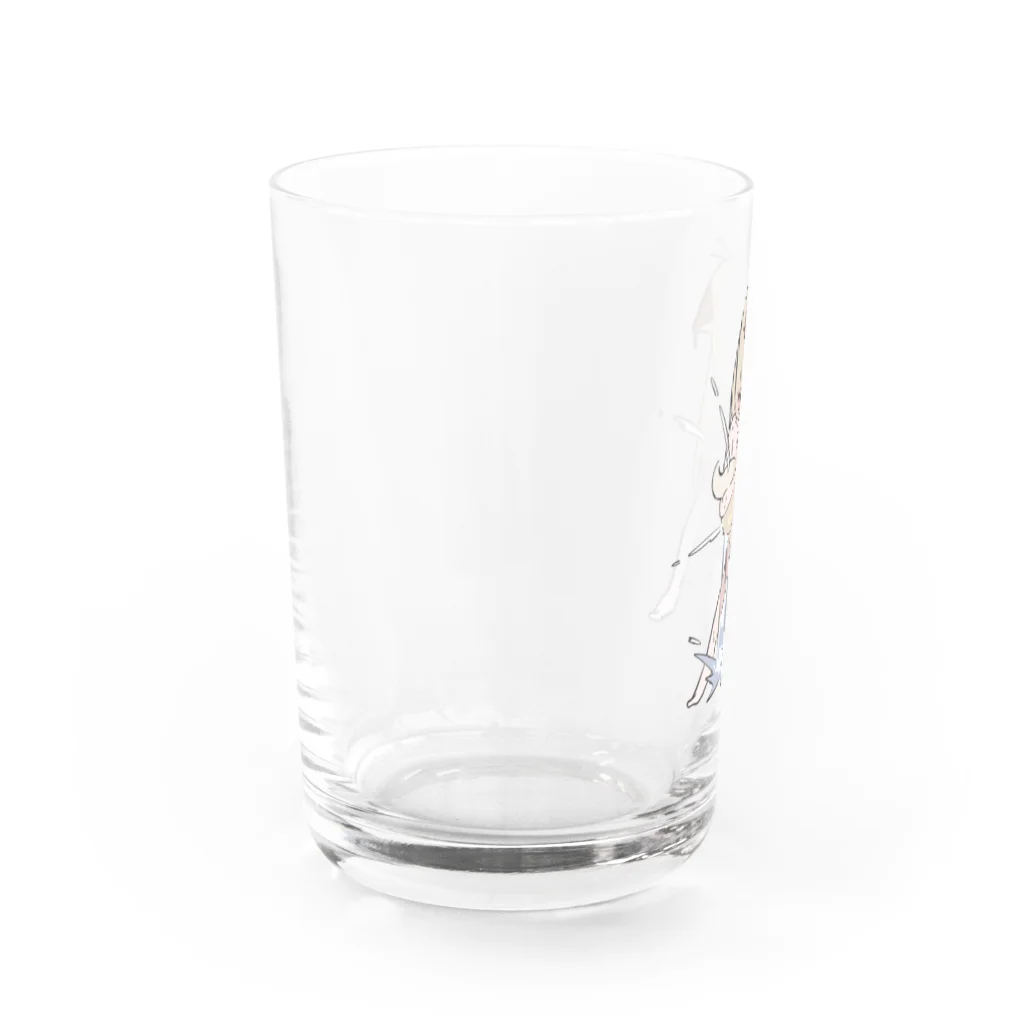 ぼうえんのおしぼりぬかちゃん Water Glass :left