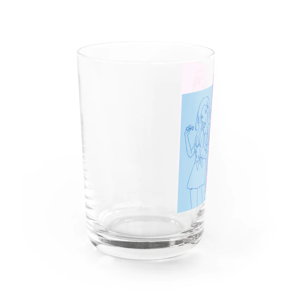 sai-nai_ひみつきちのJK( •ꙍ•́ )✧ Water Glass :left