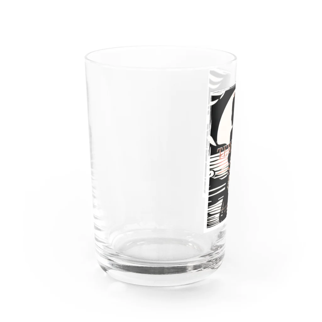 TakaHiro houseの誘惑的な太陽 Water Glass :left