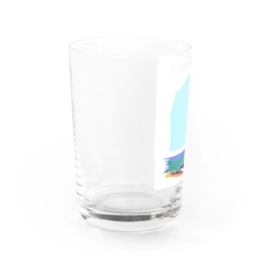 にゃんこの灯台 Water Glass :left