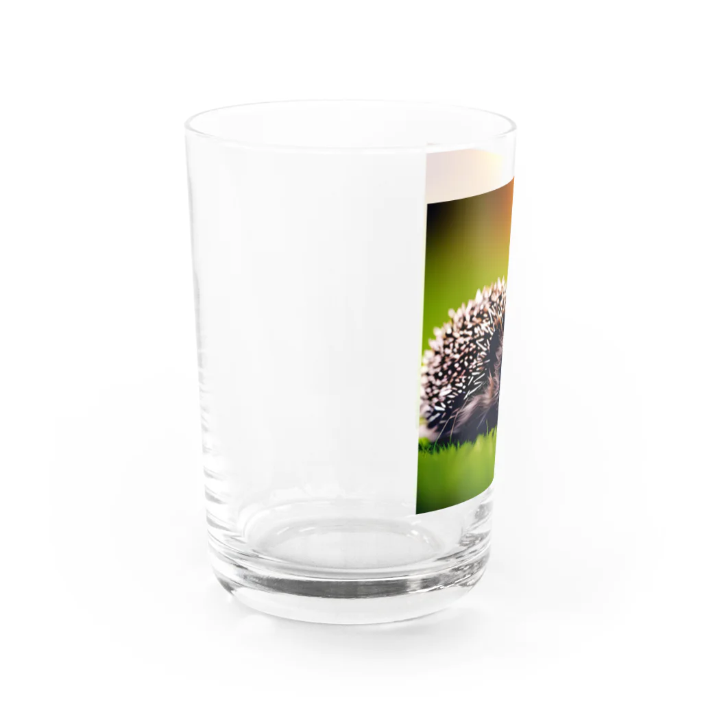 Nsjbのいい感じのハリネズミ Water Glass :left