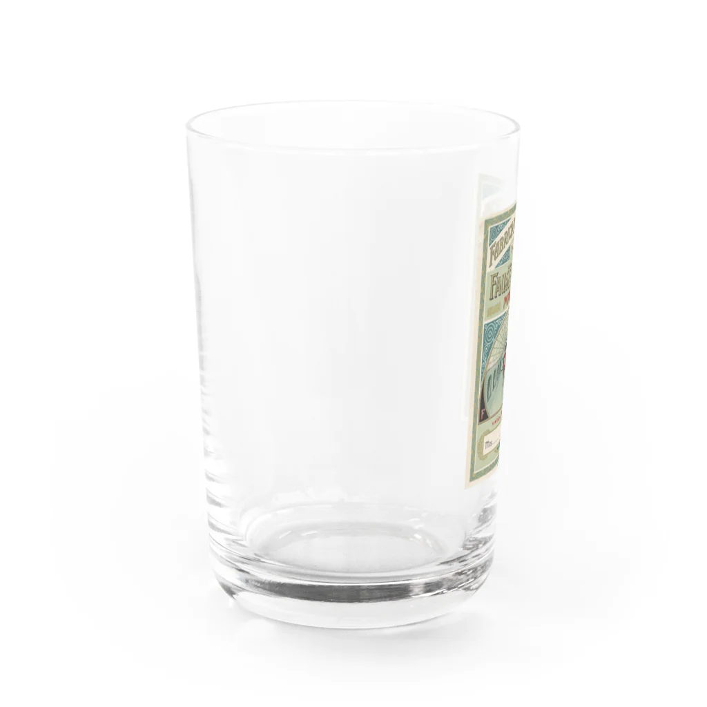 YS VINTAGE WORKSのスペイン・マドリード　地下鉄　1930年代　 Water Glass :left