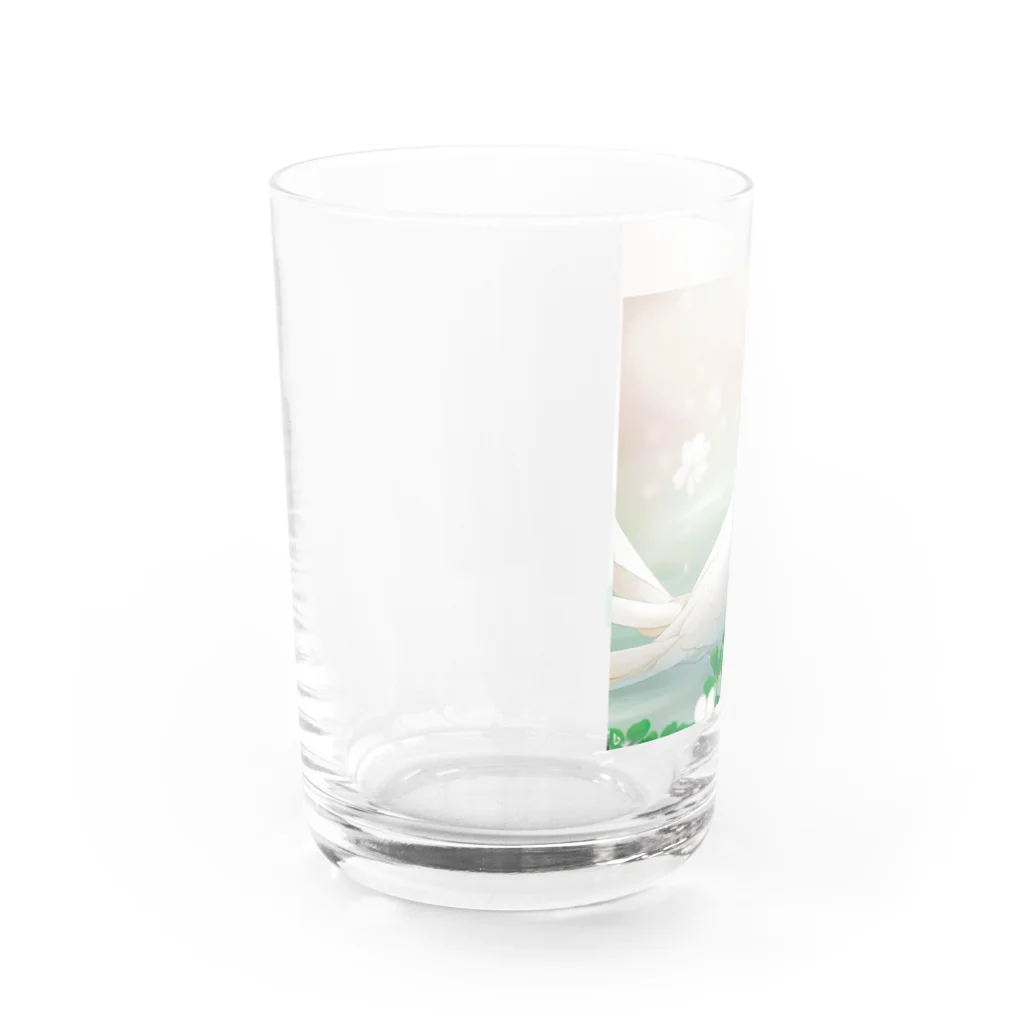 こりすまるの夢幻　鳩　清ら Water Glass :left