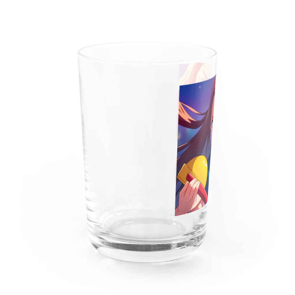 🎨デザイン宮殿🛍️の戦う乙女 Water Glass :left