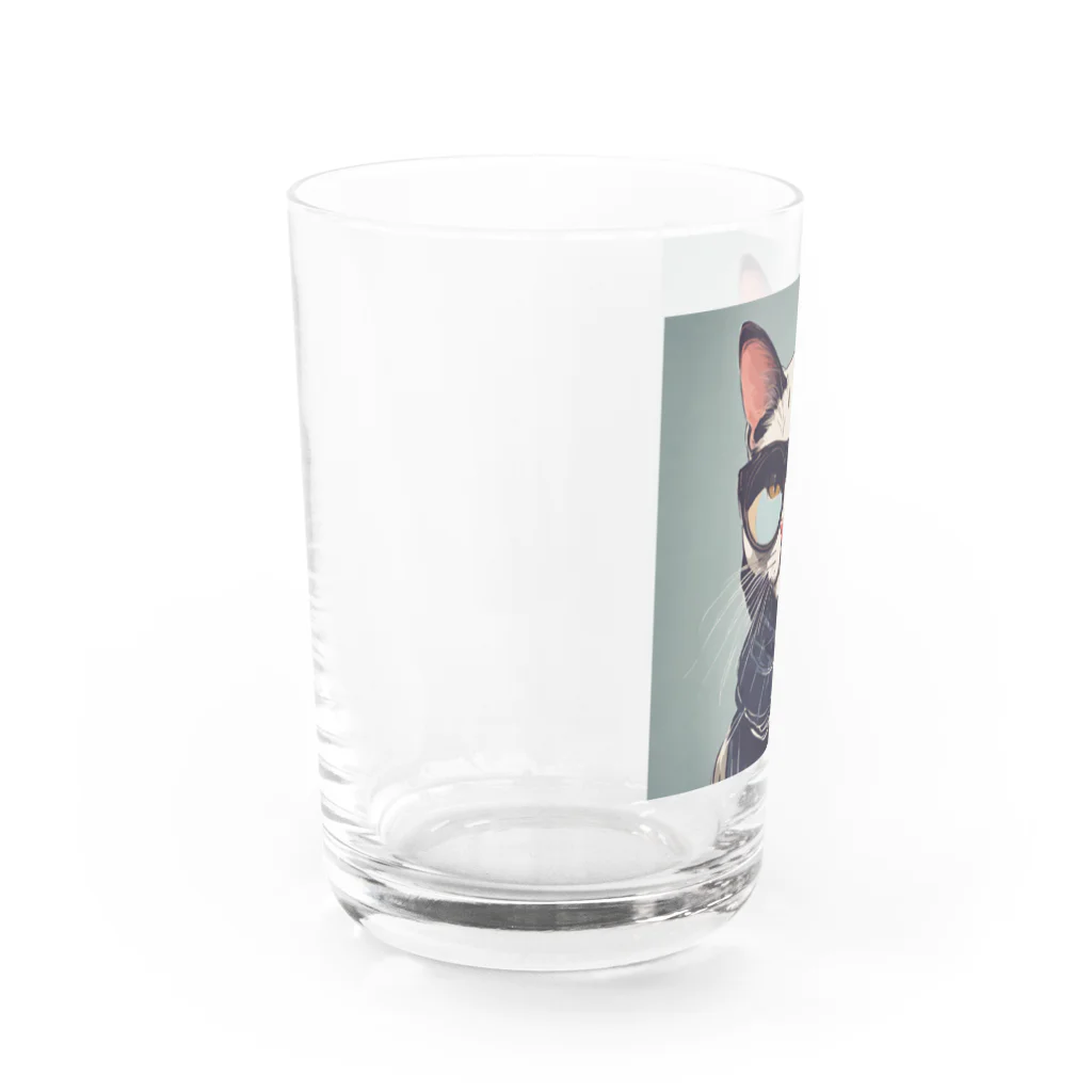 neko_skipのオサレキャットよしお Water Glass :left