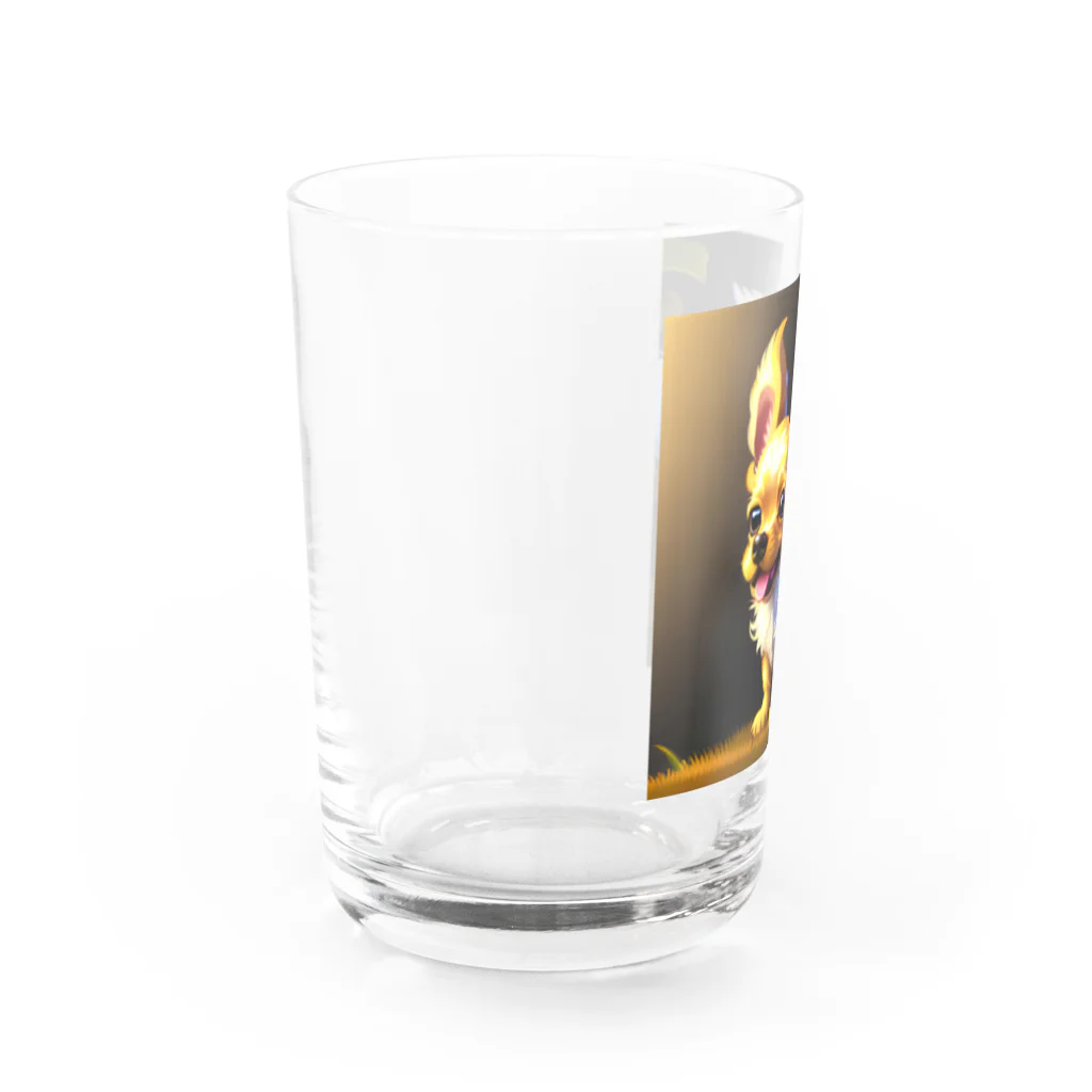 らーたんの可愛いチワワ Water Glass :left