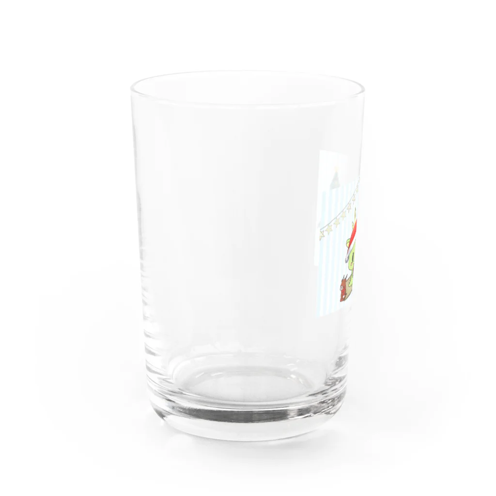 HI-KUN ART MUSEUM　　　　　　　　(ひーくんの美術館)のちびドラゴン Water Glass :left