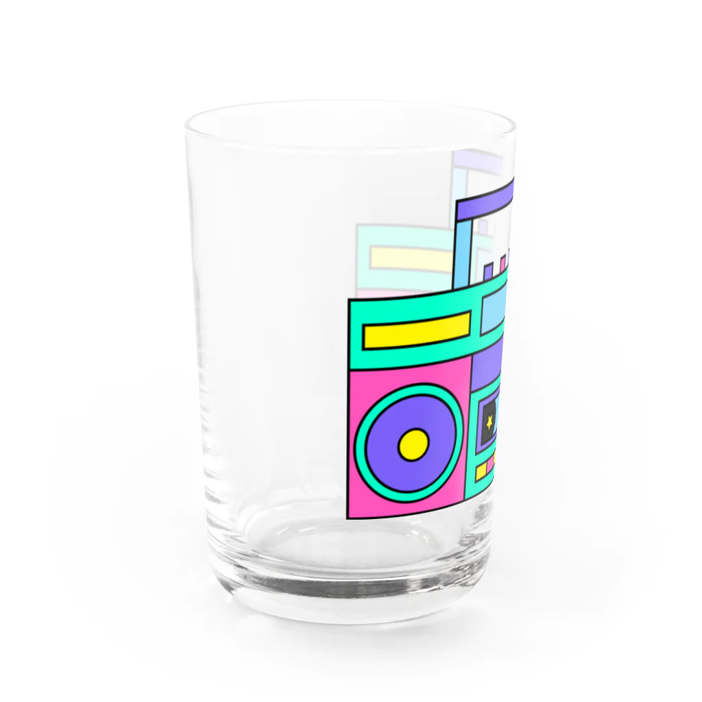 Lucia BOXの90’S　LOVE ITEM　ラジカセ Water Glass :left