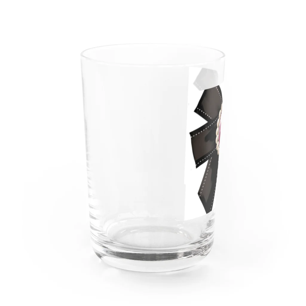 みさとのゴシックリボン Water Glass :left