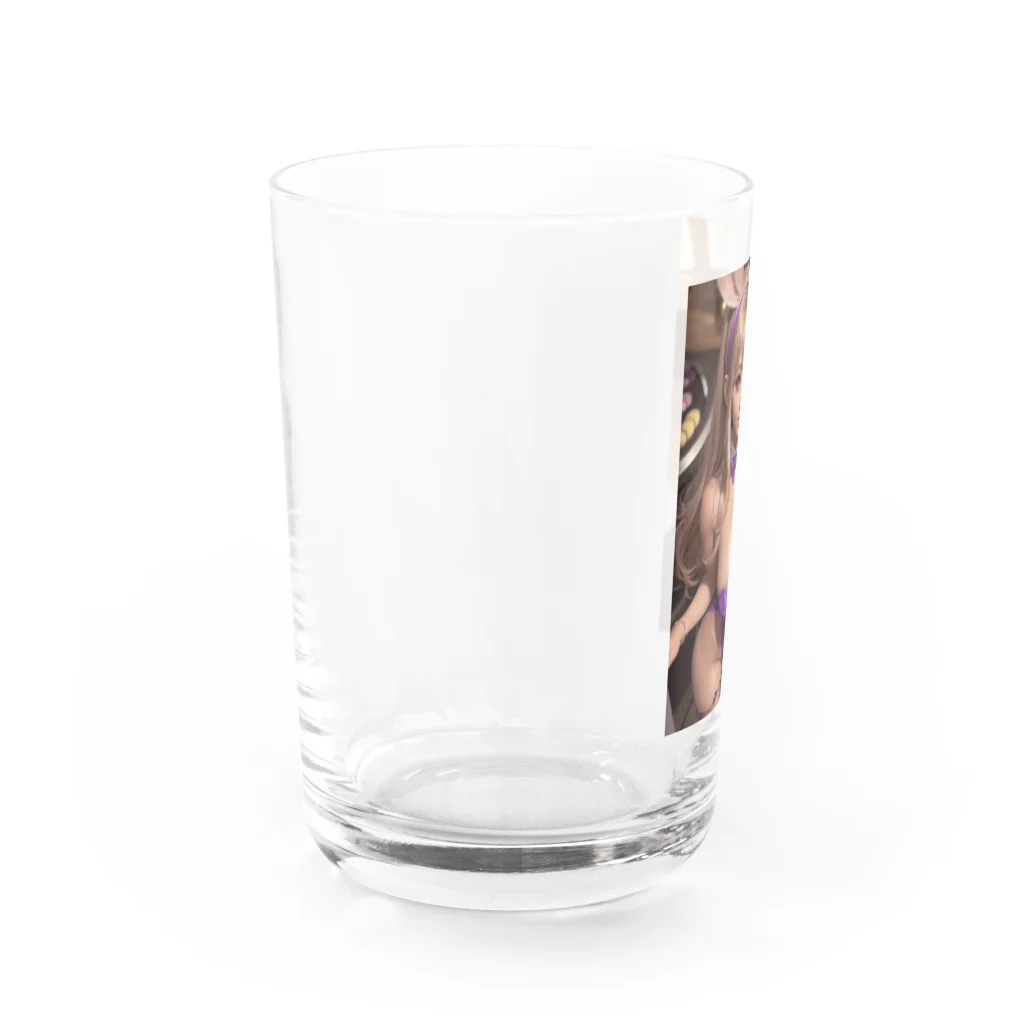 AIグラビア 爆乳ギャル YUKIのAIグラビア 爆乳バニーギャル02 Water Glass :left