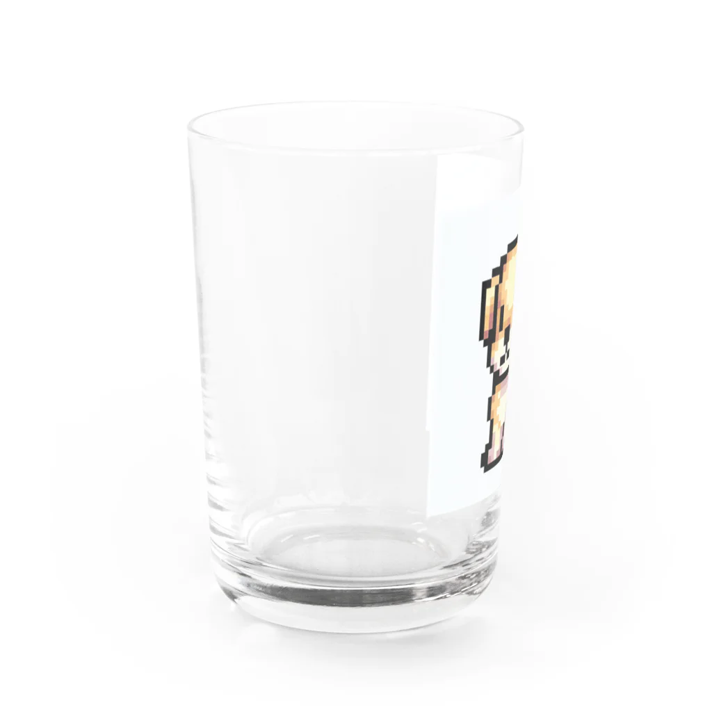 ebizo999のドット絵の子犬 Water Glass :left