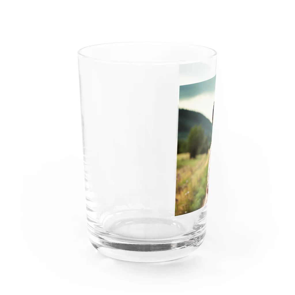 Stylishのカントリーガール Water Glass :left