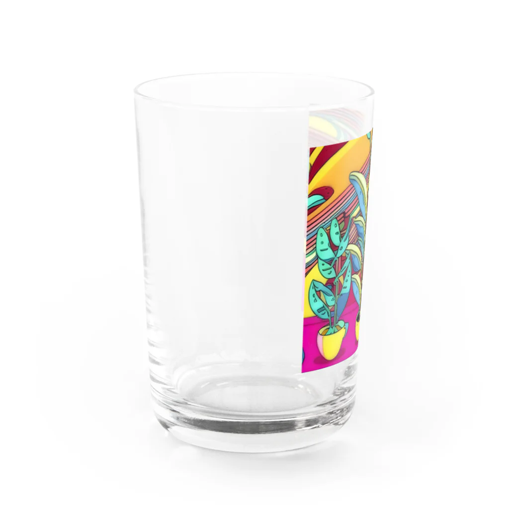 K's Storeのヴィヴィッド植物 Water Glass :left