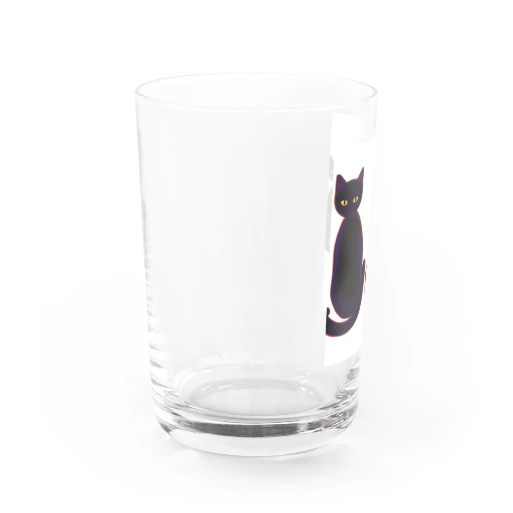 horoscope のネコクロ Water Glass :left
