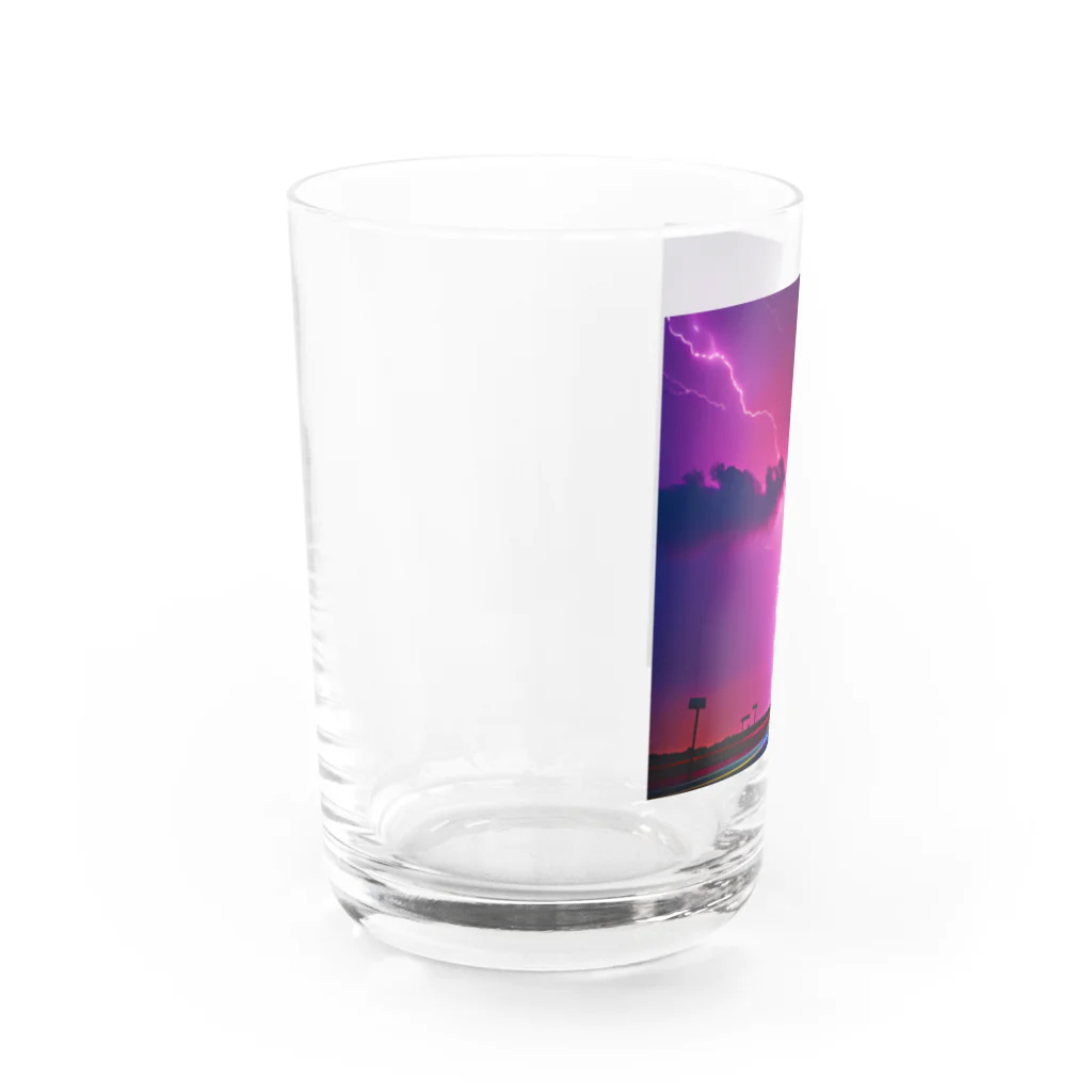 Sokhoの鮮やかでかっこいい雷グッズ Water Glass :left