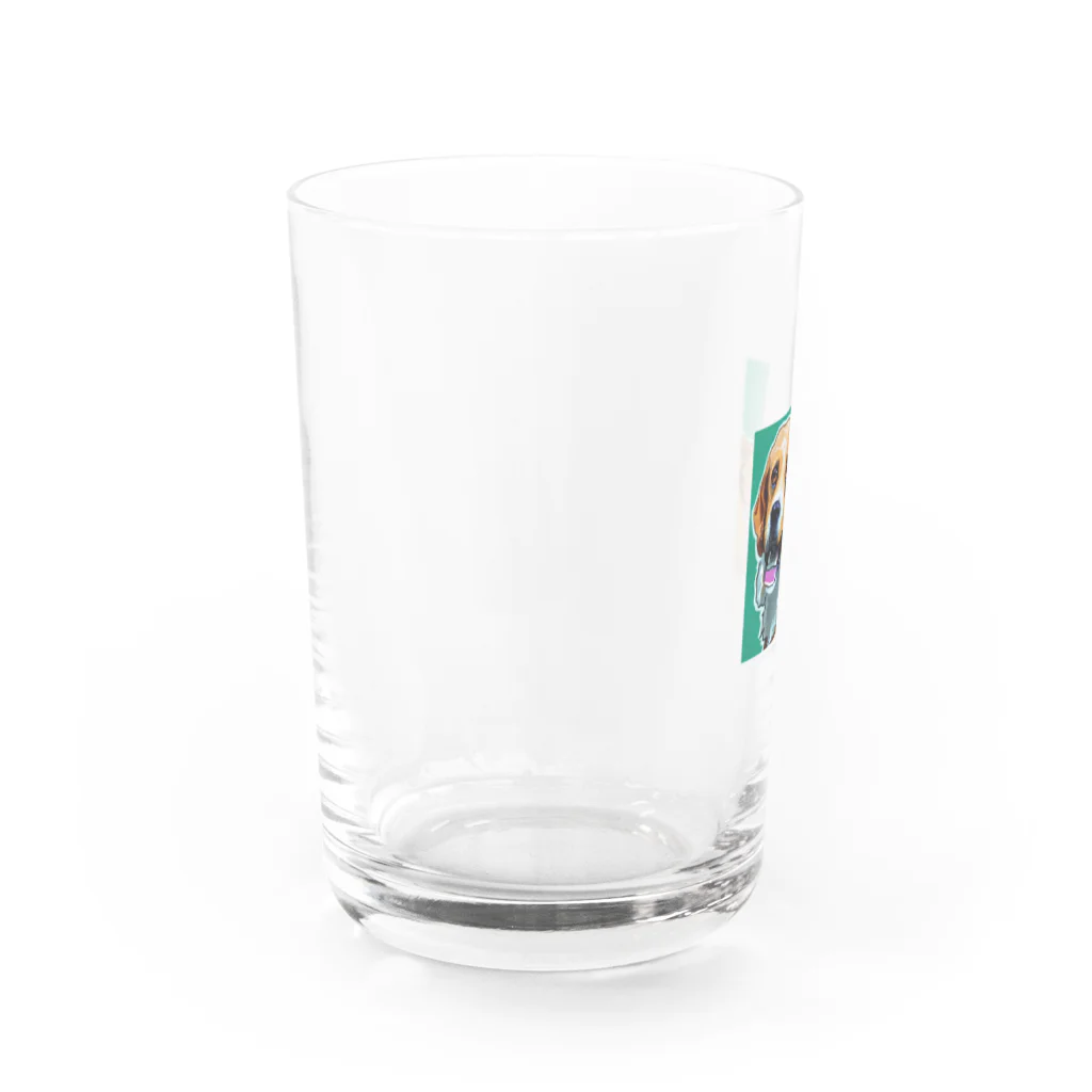 RAINBOW SHOPの愛犬の笑顔 Water Glass :left