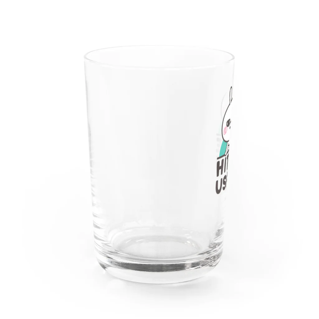 NEGI@トトくん・ひとえうさぎのひとえうさぎ Water Glass :left