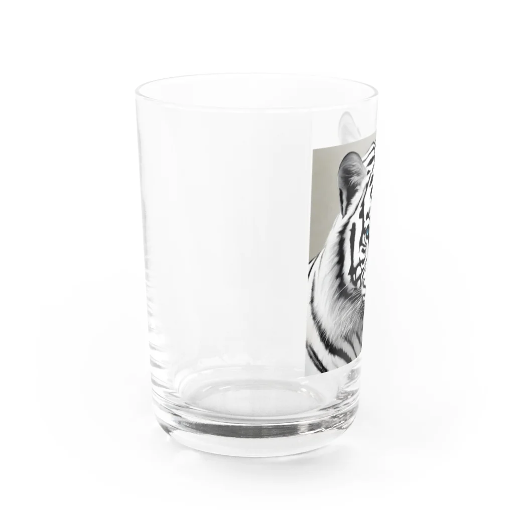 kinglureのホワイトタイガー Water Glass :left