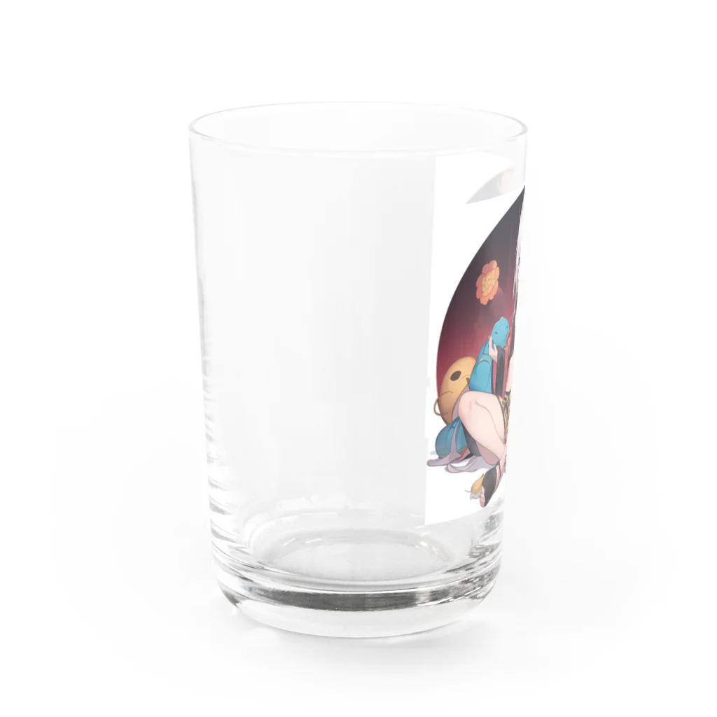 D.M@WORLDの芋娘のポテチ Water Glass :left