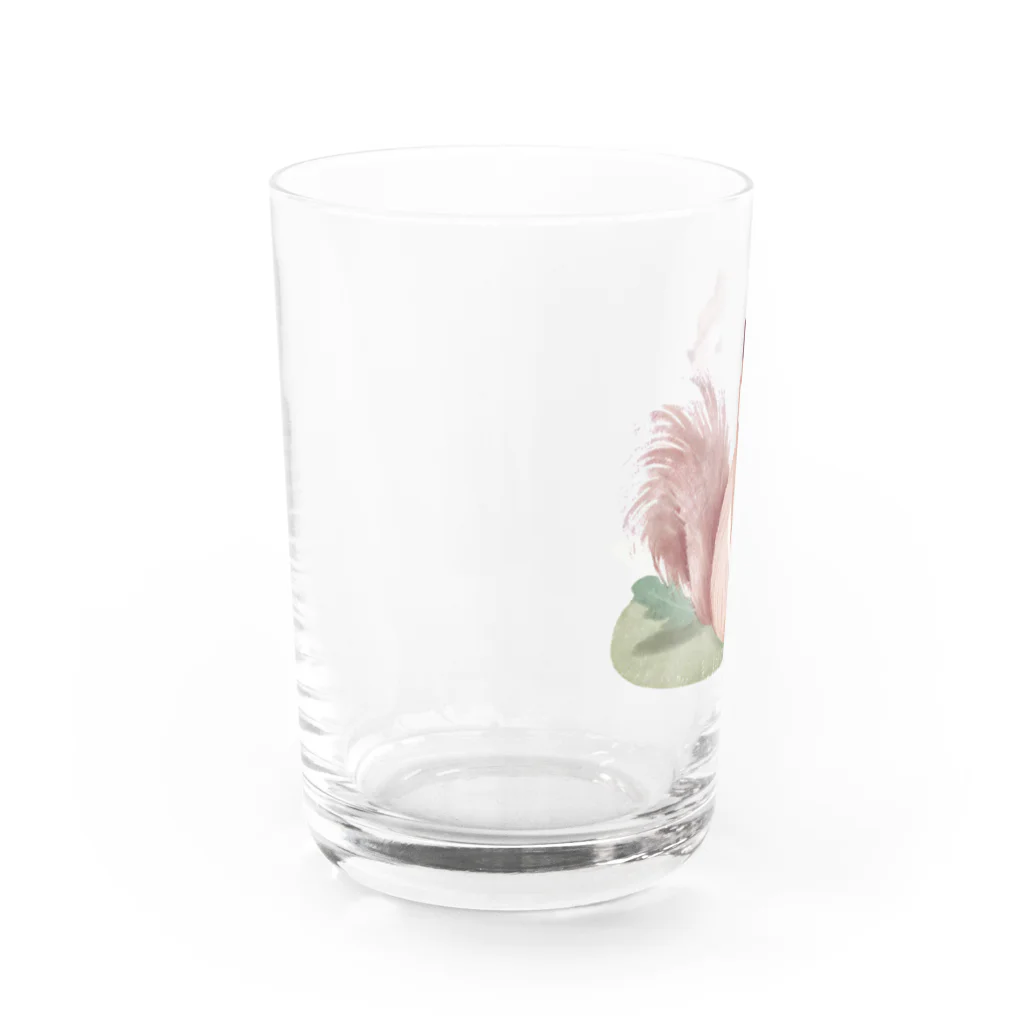 雨宿り所のたそがれリスグッズ Water Glass :left