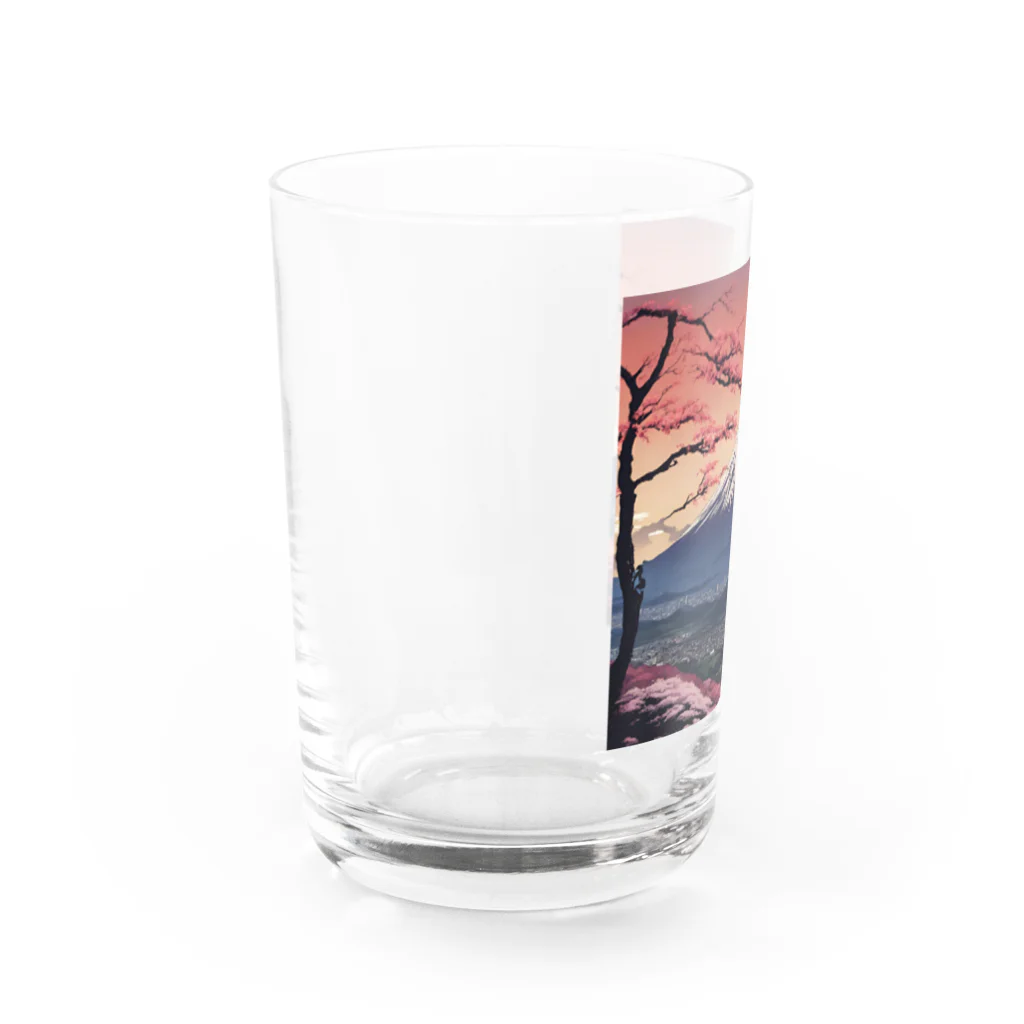 saru88の富士山 Water Glass :left