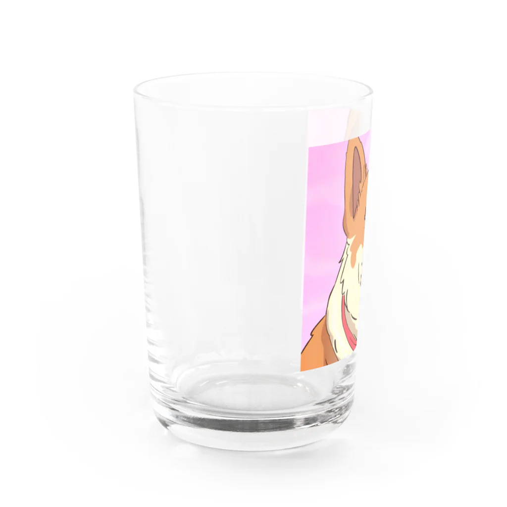 まさのお店の人懐こい犬 Water Glass :left