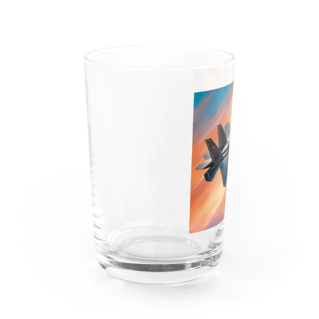 ぽんちょのhikouki Water Glass :left