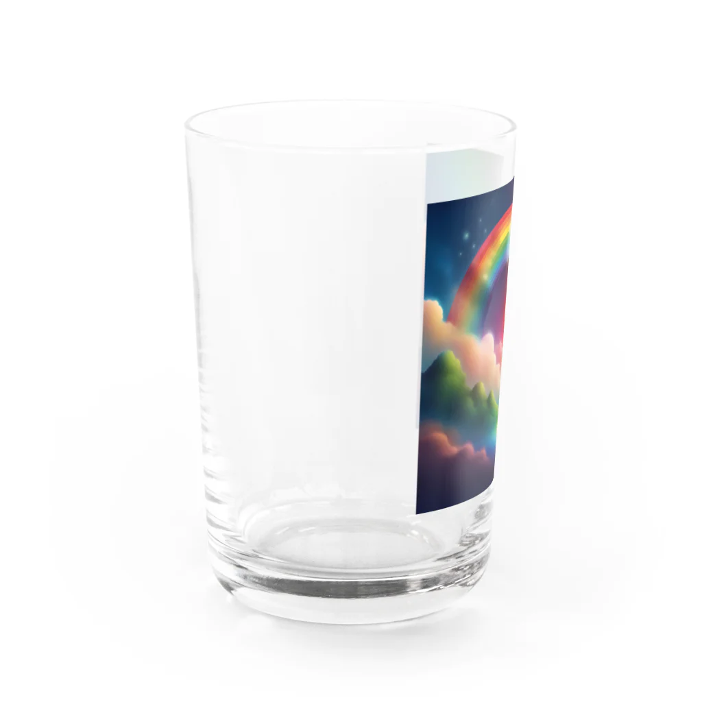 Daisy333の虹 Water Glass :left