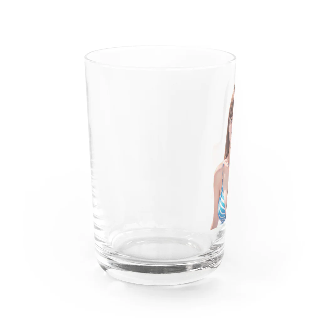 bitpiyoの綺麗なお姉さん Water Glass :left