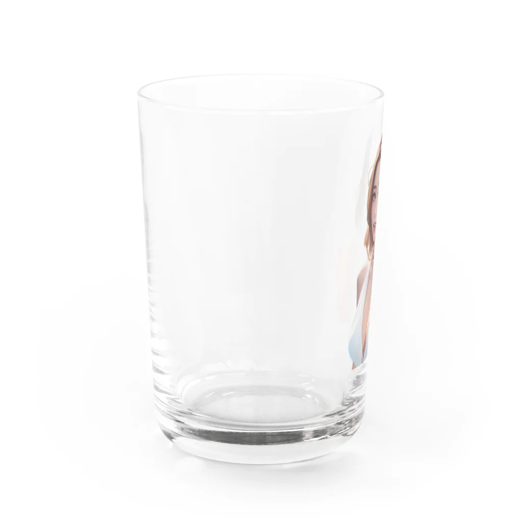 bitpiyoの綺麗なお姉さん Water Glass :left