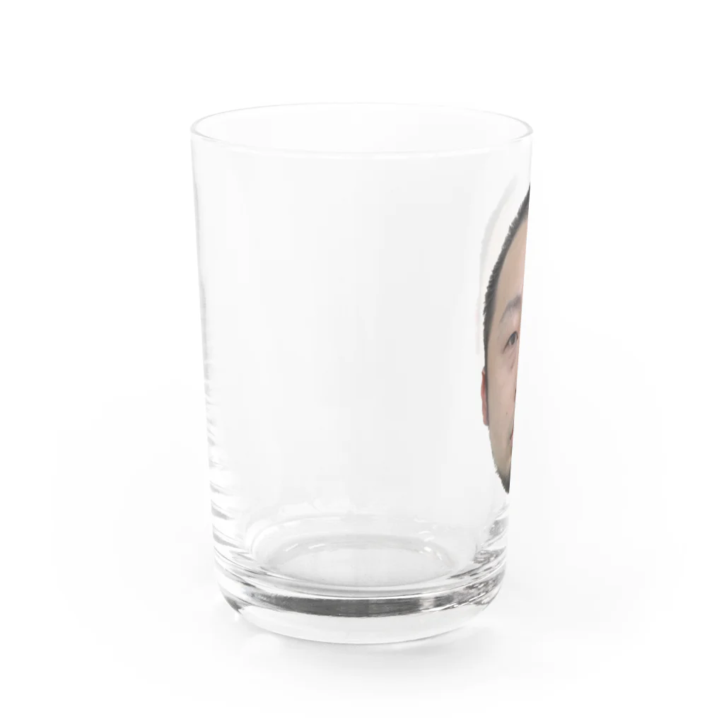 👾るみか勇者Lv.69👾の顔だけてんかんくん Water Glass :left