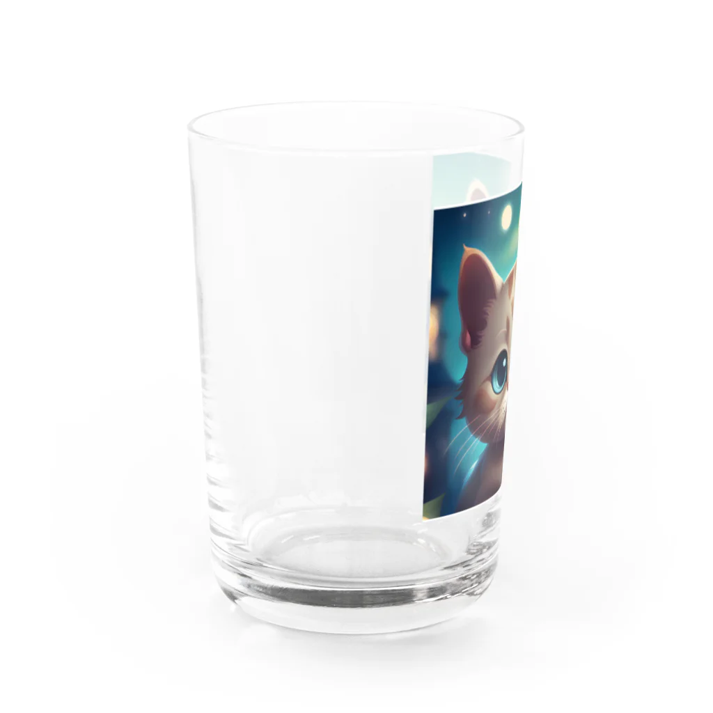 Norizのかわいい猫ちゃん Water Glass :left