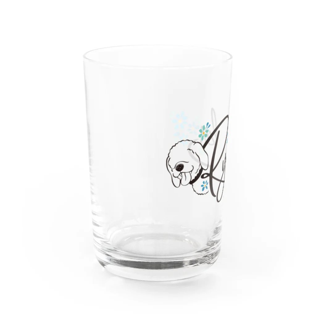 涼花の涼花 サイン Water Glass :left