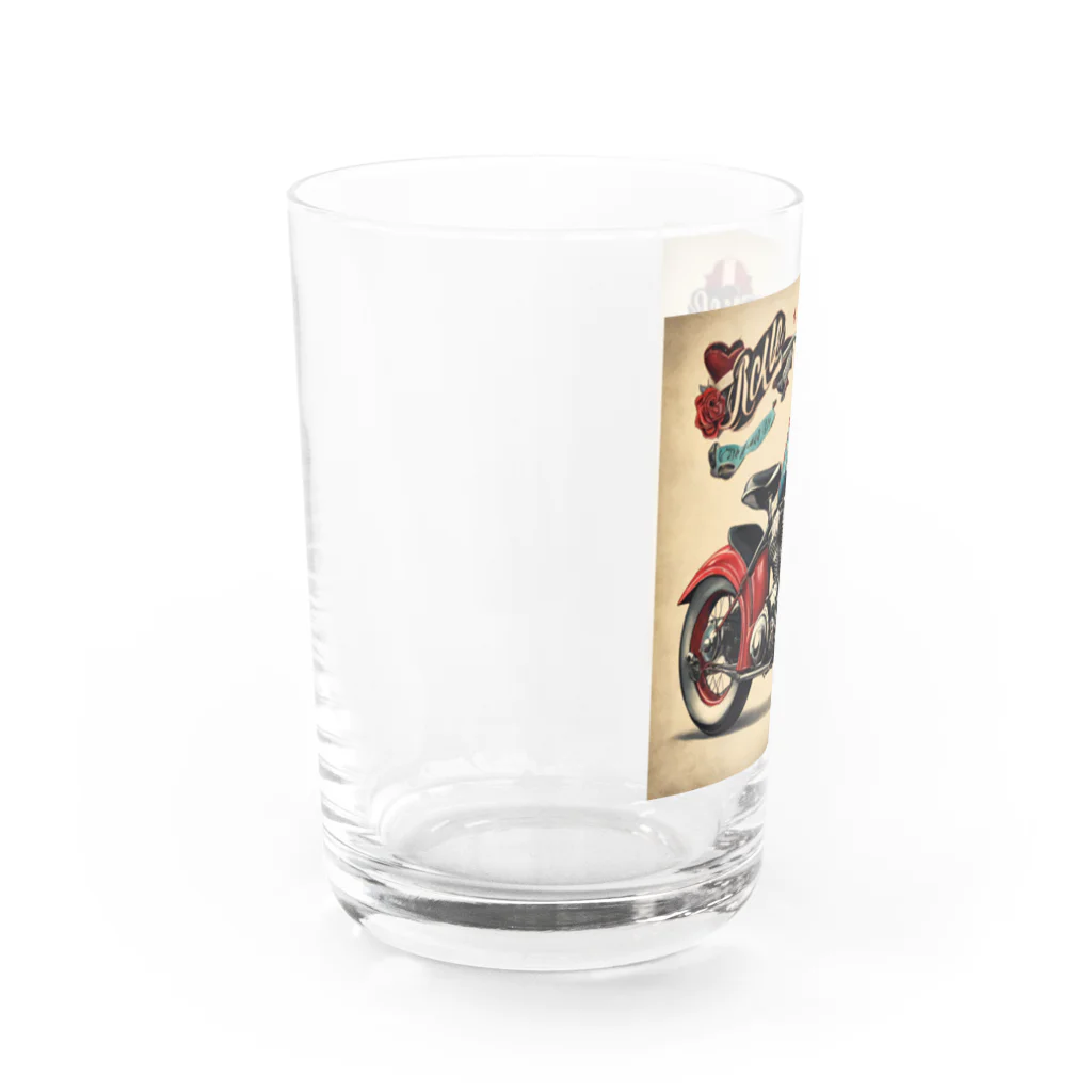 ロックンロールのバイク Water Glass :left