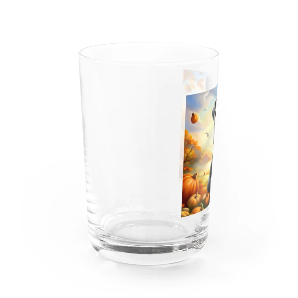 Mon cher amiの🍁レトロスタイル🍁シュナウザーくん Water Glass :left