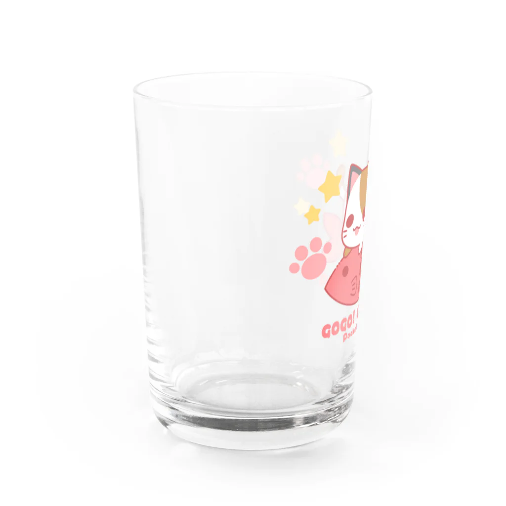にゃんこ妖精☆の【ぽけっとあにまる*】GOGO！OSAKANA Water Glass :left